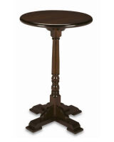 Runder Bistro Stehtisch mit Säulenfuss 68 cm
