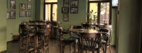 Runder Bistro Stehtisch mit Säulenfuss 68 cm