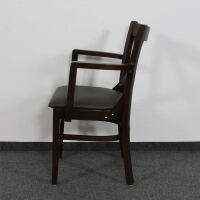 Holzstuhl Oxford mit Armlehnen - Holzsitz (2er-Set)