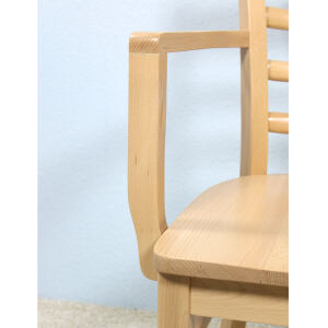 Armlehnenstuhl 137 Holzsitz (2er-Set)