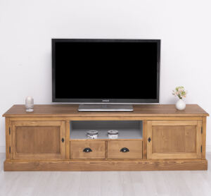 Landhaus TV-Sideboard - Eichenplatte