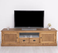 Landhaus TV-Sideboard - Eichenplatte
