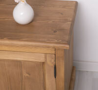 Landhaus TV-Sideboard - Eichenplatte