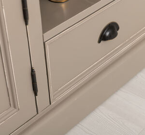 TV-Sideboard Hamburg mit Landhausoptik - Eichenplatte