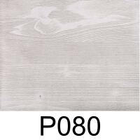 Deckplatte P080 tiefgebürstet weiß