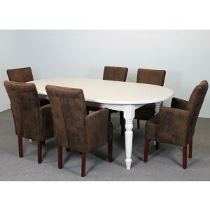 Sessel Osmo mit Armlehnen Microfaser Vintage