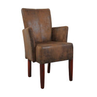 Sessel Osmo mit Armlehnen Microfaser Vintage