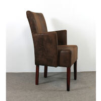 Sessel Osmo mit Armlehnen Microfaser Vintage
