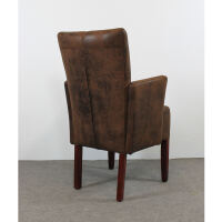 Sessel Osmo mit Armlehnen Microfaser Vintage