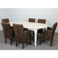 Sessel Osmo mit Armlehnen Microfaser Vintage