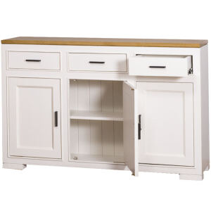 Sideboard Stockholm in Landhausoptik - Eichenplatte