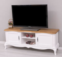 TV Sideboard im Barockstil - mit Eichenplatte