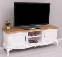 TV Sideboard im Barockstil - mit Eichenplatte