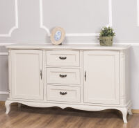 Barock Sideboard - mit Eichenplatte