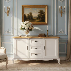 Barock Sideboard - mit Eichenplatte Konfigurator alles frei wählbar