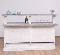 Bartresen mit Fußstütze im Landhausstil
