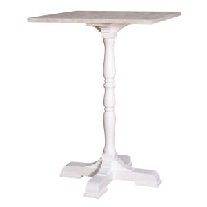 Quadratischer Stehtisch/Bartisch Massivholz