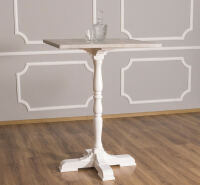 Quadratischer Stehtisch/Bartisch Massivholz
