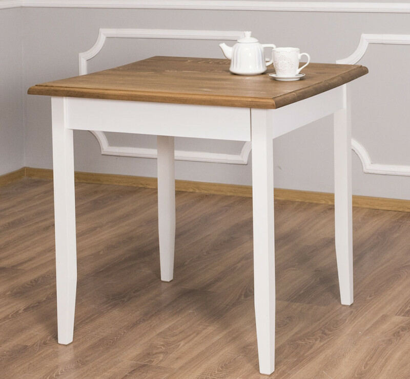Quadratischer Tisch im Landhausstil | Wirtshaustisch Holz - Onlineshop für massive Landhausmöbel