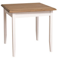 Quadratischer Tisch Landhausstil - 80 x 80 cm