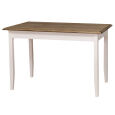 Tisch im Landhausstil - 120 x 70 cm Eichenplatte Konfigurator alles frei wählbar
