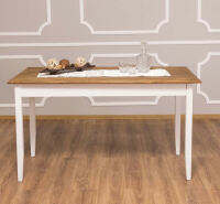 Tisch im Landhausstil - 140 x 70 cm gewachst