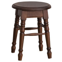 Runder Holzhocker Landhausstil