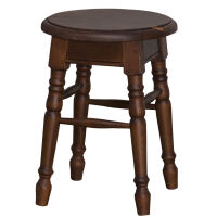 Runder Holzhocker Landhausstil