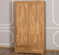 Kleiderschrank Wildeiche im Landhausstil