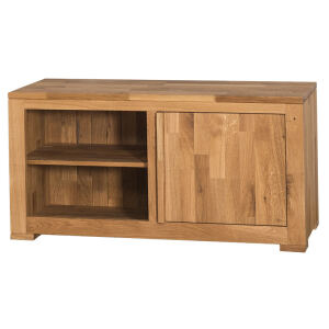 Schmales TV Sideboard Wildeiche im Landhauslook