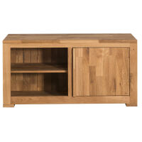 Schmales TV Sideboard Wildeiche im Landhauslook