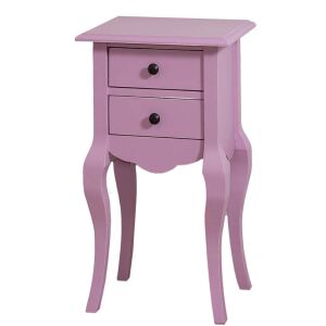 Vintage Nachttisch pink Shabby Chic