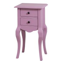 Vintage Nachttisch pink Shabby Chic