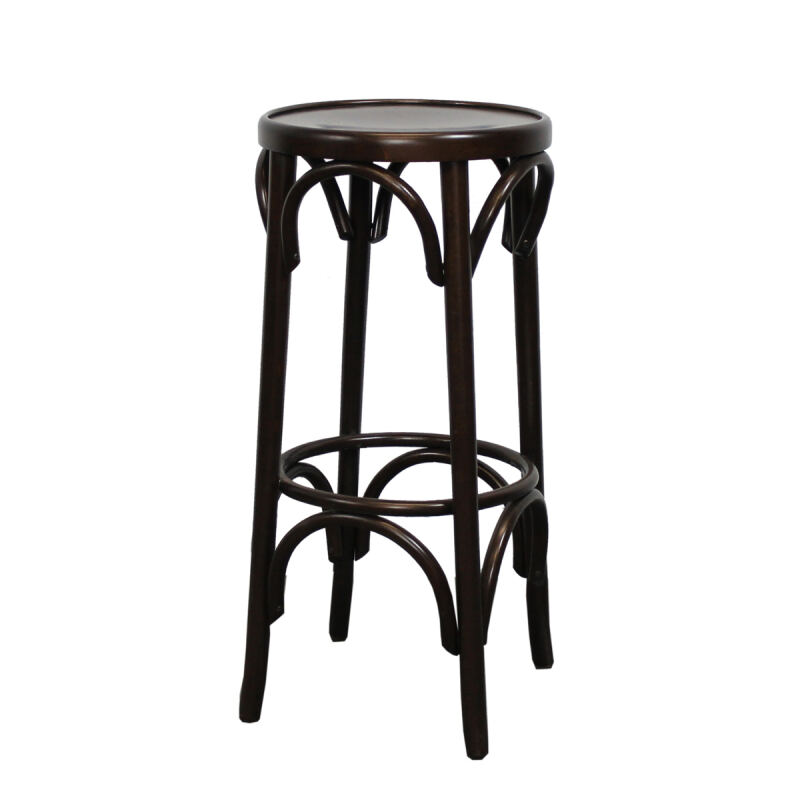 Bugholz Barhocker Massiv Nussbaum dunkel