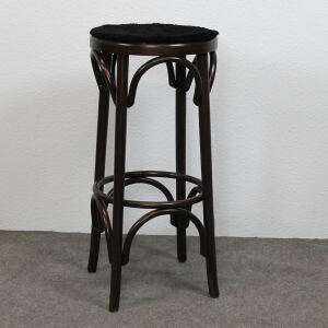 Bugholz Barhocker Massiv Nussbaum dunkel