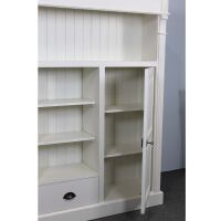 Wohnschrank im Landhausstil shabby chic altweiß