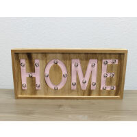 Großes Home Schild mit LED