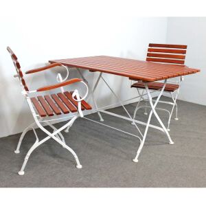 Biergartenstuhl Viona in Landhausoptik (2er-Set)