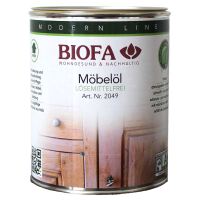 Biofa Möbelöl Lösemittelfrei 2049 - 1 L Dose