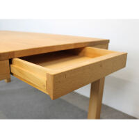 Esstisch Massivholz Kernbuche 160x90 mit 2 Schubladen