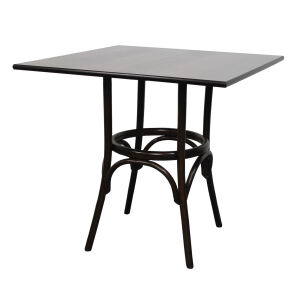 Bistrotisch eckig 70x70 cm Nussbaum dunkel