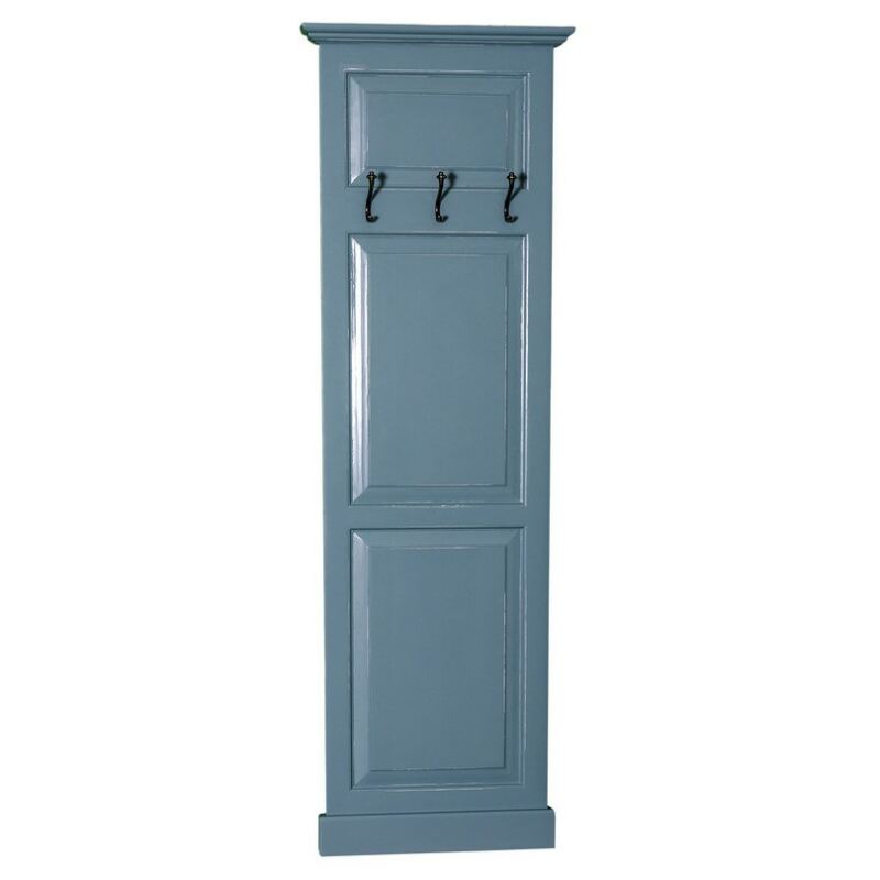Vintage Garderobe weiß-türkis Shabby Chic