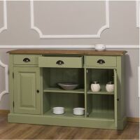 Grünes Sideboard Shabby Chic