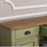Grünes Sideboard Shabby Chic