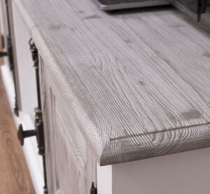 Holz TV-Sideboard weiÃŸ im Landhausstil