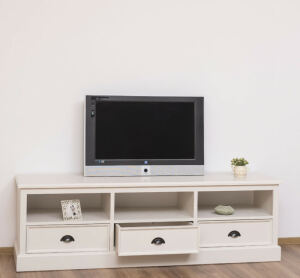 Landhaus TV Sideboard Cremeweiß