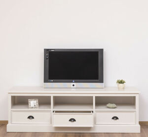 Landhaus TV Sideboard Cremeweiß