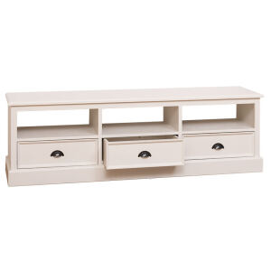 Landhaus TV Sideboard Cremeweiß