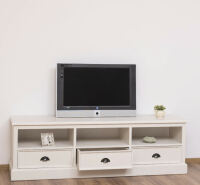 Landhaus TV Sideboard Cremeweiß