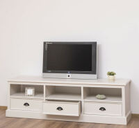 Landhaus TV Sideboard Cremeweiß